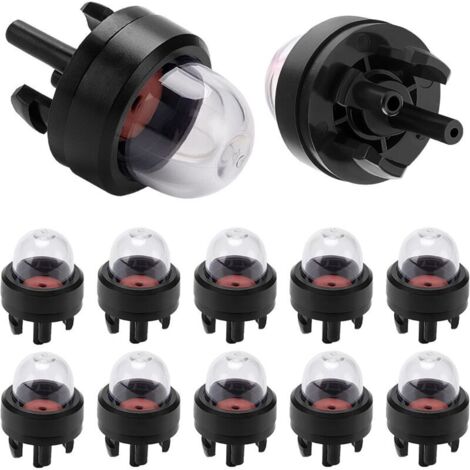 10 Pièces Ampoule Amorçage D'Essence, Ampoule De Carburant Pompe, Bulle D'Huile De Carburateur, Pour Stihl/Weed Eater/Mcculloch/Ryobi Echo (1/5)
