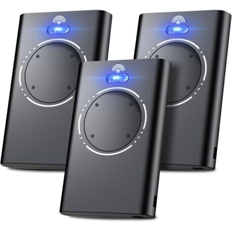Lot de 3 télécommandes 868 MHz Compatible XT2 868 SLH LR, XT4 868 SLH LR 4 canaux Programmation par code tournant (1/5)