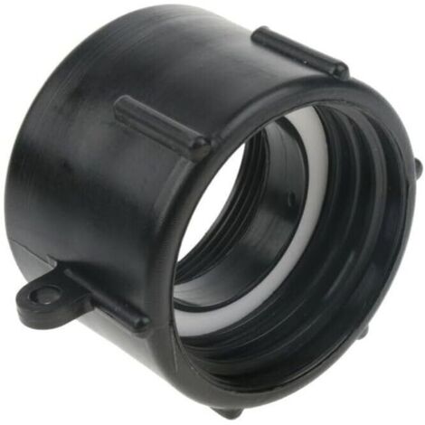 IBC Réservoir d'eau Adaptateur 1000L avec corset en plastique PP Valve à filetage fin pour DN40/DN50