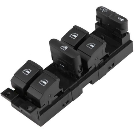 1999-2000-2001-2002-2003-2004-2005 Volkswage Golf Jetta Passat Power Master Window Switch Drivers Side - Door Lock Switch Control - 1J4959857, 1J4959857B, 1J4959857D,1S12477, DS2325, 901-500 (1/5)
