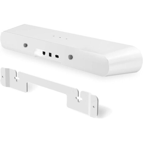 Support Mural Compatible Avec Sonos Ray - Avec Gestion Des Câbles Intégrée - Pour Haut-Parleurs (Sonos Ray, Blanc) (1/5)