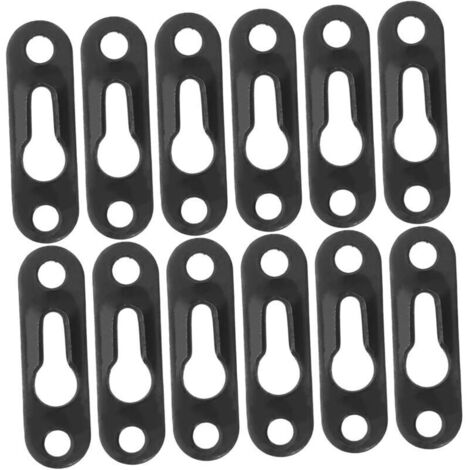 50 Pièces Kit Crochets Métal pour Cadres Photo Muraux Supports Robustes avec Vis Fixation Sécurisée pour Maison Bureau Galerie Prévention Chute Cadres (1/5)