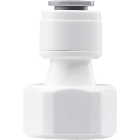 1 Pièces Raccords de Filtre à Eau, 1/2" Femelle à 5/16" Push in Quick Connector, pour Réfrigérateur, Systèmes D'Osmose Inverse (1/5)
