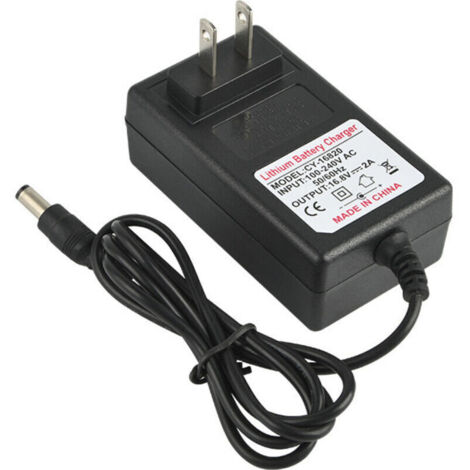 Adaptateur D'Alimentation De Charge Sûre Ac 100-240V Dc 21V 2A Pour Batterie Lithium-Ion, Prise Eu, Remplacement (1/5)