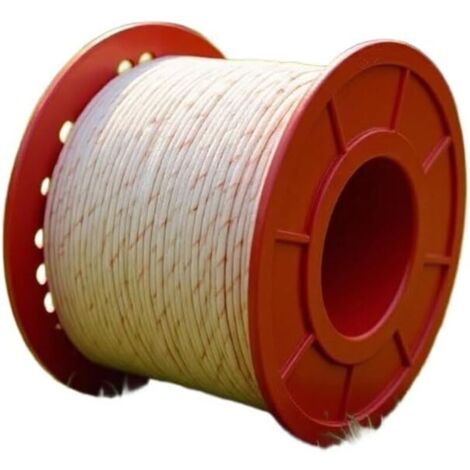 Cordon De Démarrage En Nylon Pour Petit Équipement De Moteur Compatible Avec Les Tondeuses À Gazon, Tronçonneuses, Débroussailleuses Et Autres Outils De Jardin Alimentés Au Gaz (4 Mm X 100 (1/5)