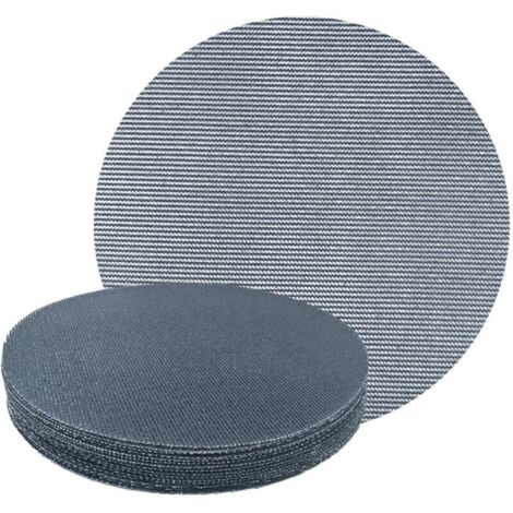 Lot de 30 Disque Abrasif 225mm en Maille, Grain 80, Anti-colmatage, Pour Ponceuse Girafe et Ponceuse Murale et Ponceuse Plâtre Téléscopique (1/5)
