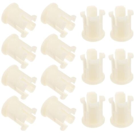 30pièces Manchons De Tige De Roulette Plastique Inserts Pour Roulettes De Chaise Et Meubles Fournitures De Réparation Mobilier (1/5)