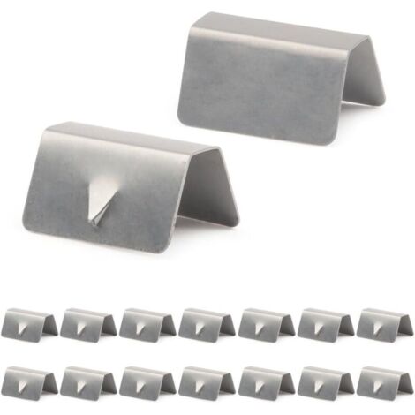 16 Pcs Agrafes De Déflecteur De Vent Acier Inoxydable Fixation Clips Clips De Déflecteur De Vent Car Wind Rain Deflector Channel Canal De Déflecteur De Pluie De Vent De Voiture (1/5)