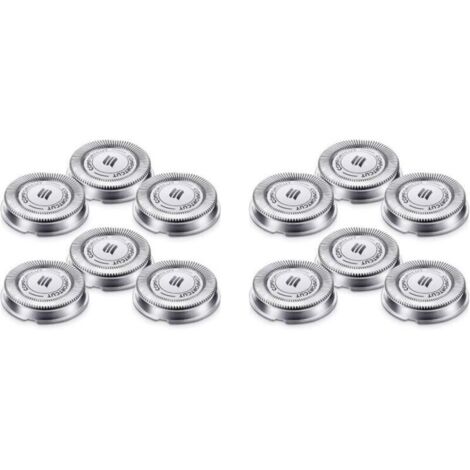 Lot de 12 Têtes de Rechange Compatibles avec Rasoirs Électriques Série 1000 2000 3000 Modèle SH30 (1/4)