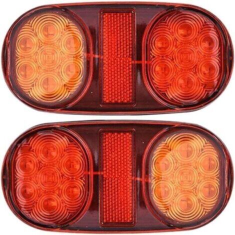 Feux arrière de remorque à LED 12 V, 2 feux arrière de remorque à LED étanches (1/4)