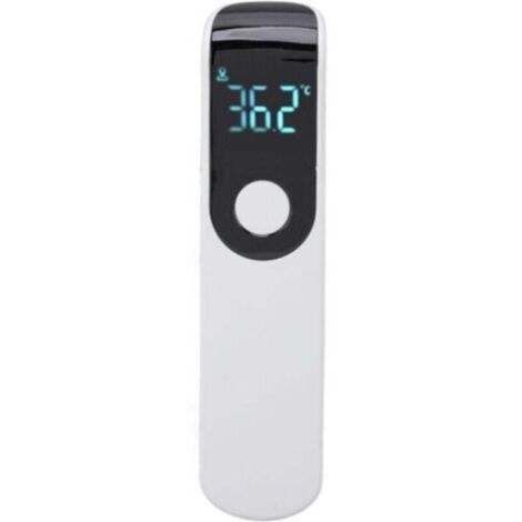 Pistolet thermomètre infrarouge sans contact portable, thermomètre frontal numérique pour hôtels et maison. Design blanc, facile à utiliser et fiable. (1/5)