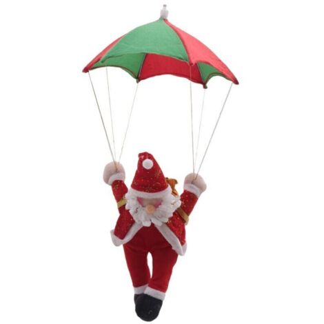 Parachute PèRe NoëL DéCorations de en Plein Air PoupéE Pendentif An DéCor Ornements (1/4)