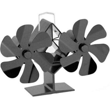Ventilateur de poêle 12 lames à économie de carburant alimentées par la chaleur - Bureau (1/5)