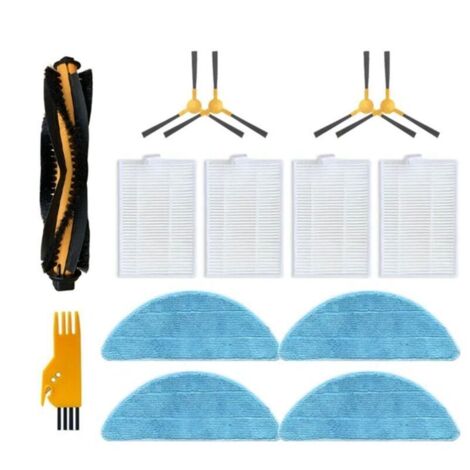 Pièces de Rechange pour Aspirateur Robot Brosse Latérale Filtre HEPA Chiffon Vadrouille Accessoires Nettoyage (1/4)