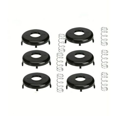 Lot de 6 cache-bobines de débroussailleuse, cache-bobine pour Toro 88175&73-8200&73-8220, Ressort et capuchon (1/4)
