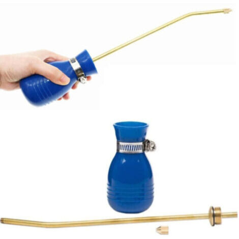 Mini Applicateur Distributeur, grand plumeau de terre de diatomées, applicateur de poudre, applicateur de jardin, ampoule avec long tube en cuivre pour intérieur et extérieur, traitem (1/5)