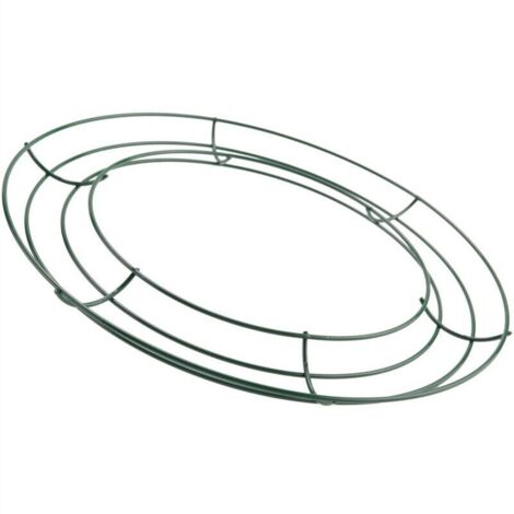 6 PièCes de Couronne Vert Foncé Anneaux Cadre pour la DéCoration NoëL et Saint-Valentin (10 Pouces) (1/4)
