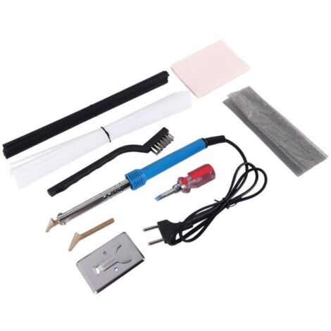 Soudage Plastique, Machine de RéParation Plastique 80 W pour Pare-Chocs Voiture avec 2 Pointes Fer à Souder Prise EuropéEnne (1/4)