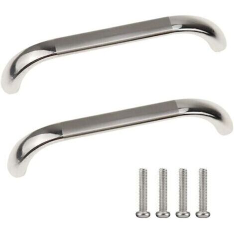 10 pièces 96 mm poignées de porte d'armoire avec trou central pour cuisine chambre armoire (1/5)