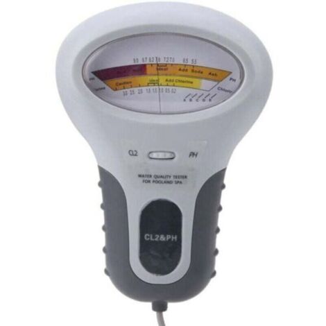 Testeur de chlore et de pH CL2, testeur numérique LCD multifonctionnel, testeur de niveau de chlore avec sonde, pour piscines et spas (1/4)