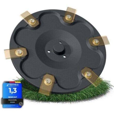 Disque de coupe à 6 lames compatible avec les tondeuses robotisées Segway Navimow i105E, i108E et i110n - Disque de coupe haut de gamme en plastique renforcé de fibre de verre avec 6 lames (1/4)