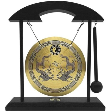 Gong de bureau - Ornement Feng Shui en laiton, (1/4)