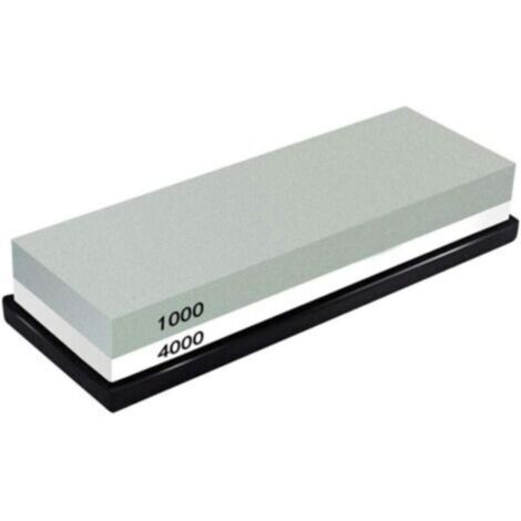 Affûteur Waterstone Rubber Stone Holder Inclus Whetstone Pierre à aiguiser Grit - Couteau Taille-Pierre, Vert Clair Blanc, L LangRay (1/5)