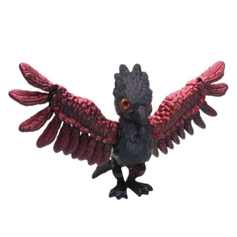 Figurine décorative réaliste en forme d'aigle pour bureau, D (1/4)