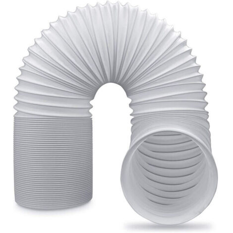 Tuyau D'éChappement Portable pour Climatiseur - 5 Pouces de DiamèTre 59 Long Tube Flexible Universel dans le Sens Inverse des Aiguilles D'Une Montre (1/4)