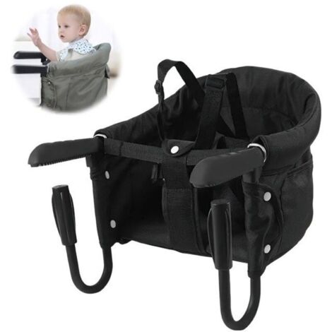 Siège de table pliable pour bébé Avec pinces antidérapantes et ceinture de sécurité, 6-36 Mois (1/4)