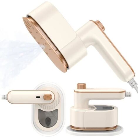 (Fr-st-1)Défroisseur Vapeur,Fer a Repasser Vapeur,Portable Fer à Vapeur de Voyage,180° Degrés Pliable Mini Fer à Vapeur,Rapide 30S,Vapeur (1/5)