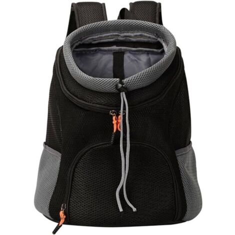 (Couleur:Noir)Sac Transport Chien, Sac a Dos Chien De Petite et Moyenne Taille, Sac a Dos Chat Conception de Lucarne (Noir, L 35 x l 27 x H 42 (1/5)