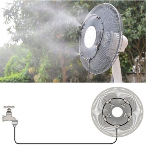 Ventilateur de brumisation extérieur refroidisseur d'eau refroidissement patio brumisateur jardin 16 pouces (1/5)