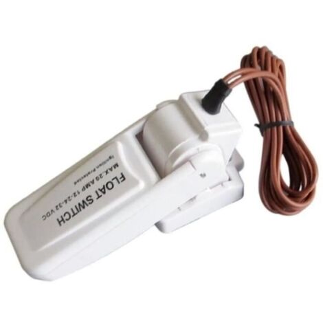 Interrupteur flotteur pour pompe submersible type vide cale 12-36V (1/2)