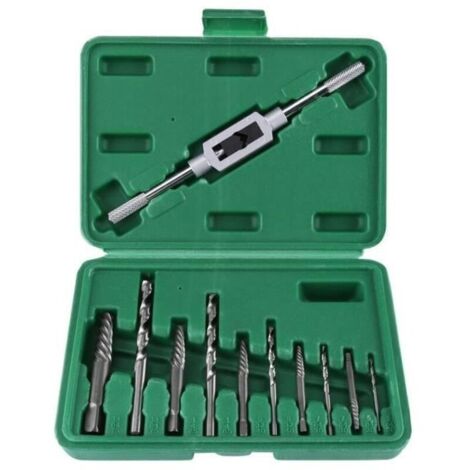 Kit d'extracteur de vis cassé - TIP - 11pcs - Acier HHS - Acier à outils - Facile à utiliser (1/4)