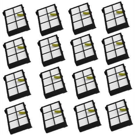 12pcs Filtres pour iRobot Roomba Series 800 900 805 860 866 870 880 980 Accessoires (1/4)