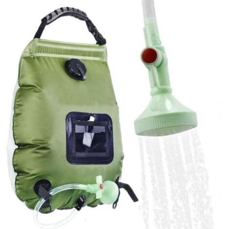 Sac de Douche Solaire Camping 5 gallon/20L - Sac de Douche de Camping avec température Eau Chaude 45 ° C Randonnée Escalade (1/4)