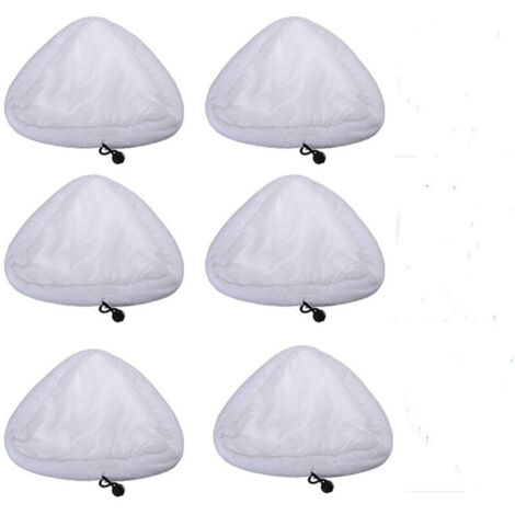 6 pièces adaptables shark vapeur mop set en tissu shark microfibre mop head accessoires H20 X5 S302 S001 (1/5)