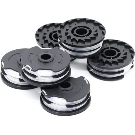 Lot de 6 bobines de fil de rechange pour coupe-bordure LIDL Parkside PRTA 20-Li A1, B2, C3, PRT 550 A1, A3, PRT 300 A1-2 x.[Q244] (1/4)