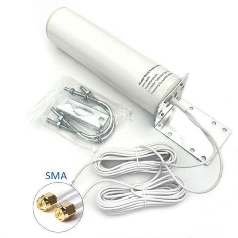 SMA mâle-Antenne extérieure 4G 5G 698-3800MHz 28dBi SMA, connecteur MAle Onmi, baril externe pour routeur Wif