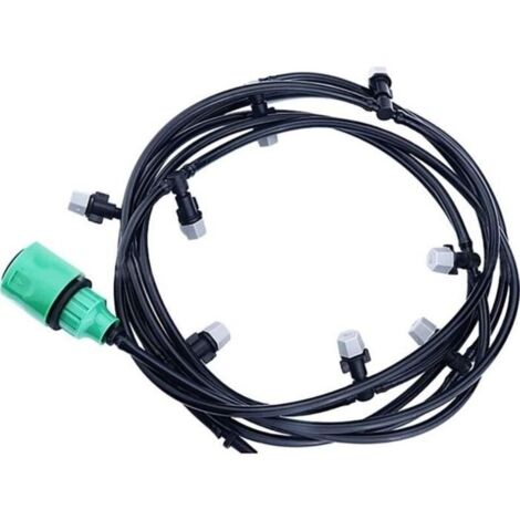 brumisateur de terrasse, 10m système de brumisation kits dirrigation système de brumisation extérieur brumisateur jardin refr (1/4)