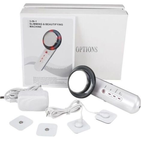 (Blanc)Appareil de beauté minceur Ultrasons Cavitation EMS Radio Fréquence LED (1/4)