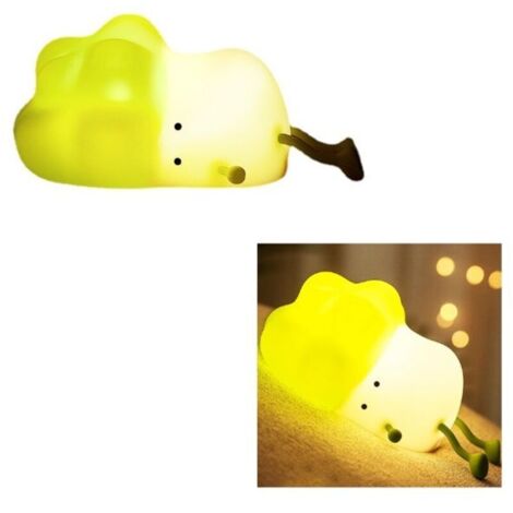 Veilleuse tactile à intensité variable, lampe de chevet LED pour chambre d'enfants, Protection des yeux, lampe à légumes