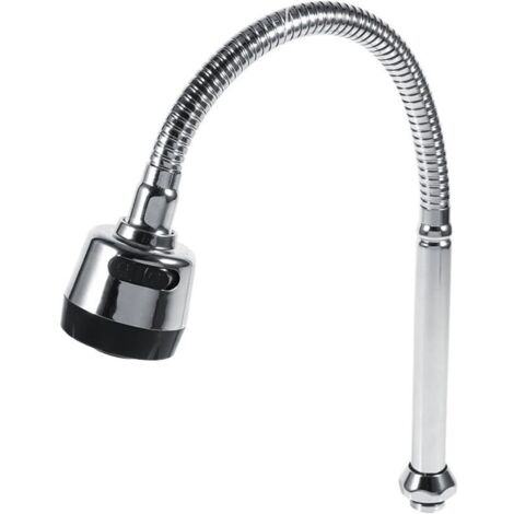 Douchette pivotante à 360 degrés, bec pivotant en acier inoxydable 304, aérateur de robinet d'évier de cuisine, pièce de rechange (1/5)