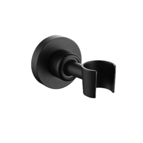 Support de Pommeau de Douche Support Douche Noir en Acier Inoxydable 304 Pour Pommeau de Douche Support Douchette à Main Universel Support de Douche Réglable à 360 ° Avec Vis d'installation (1/5)