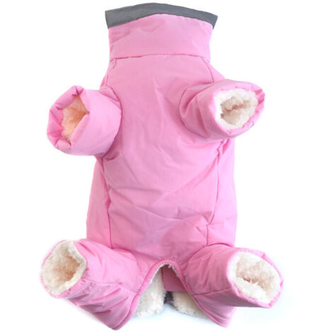Veste Chaude pour Chiens, Manteau d'hiver pour Chiens de Petite et Moyenne Taille, Coupe-Vent imperméable Combinaison de Neige réfléchissante pour Animaux de Compagnie Vêtements pour Chiots,XL (1/5)