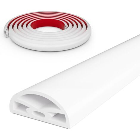 Bande de seuil de douche blanche de 78 pouces, protection anti-éclaboussures auto-adhésive et pliable pour cabine de douche à l'italienne, convient aux salles de bains et aux cuisines. (1/5)