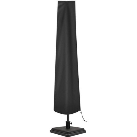 Housse de protection pour parasol de jardin - 190 x 50 x 30 cm - Imperméable, anti-poussière et résistante aux intempéries - Housse de protection contre la pluie - Noire (1/5)