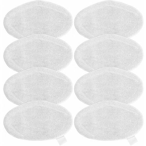 8Pièces Lingettes pour polti vaporetto sv440Serpillere Remplacement, Vadrouilles de Rechange Lavables (1/5)