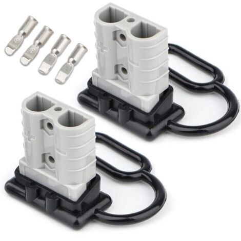 50A 6-10 Calibre Connectique Batterie Paire de prise Connecteur Anderson Batterie Connexion Rapide Prise de Connecteur (1/5)